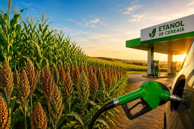 Expans&atilde;o do etanol de cereais abre fronteiras para milho e sorgo no Brasil
